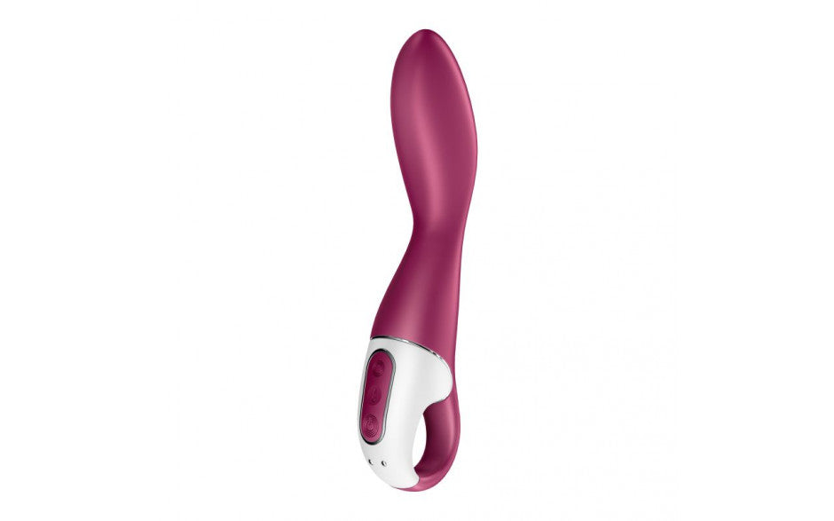 Satisfyer Heated Thrill - Red USB Rechargeable Heating Vibrator - Just for you desires