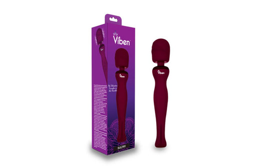 Viben Sultry Rechargeable Wand Massager Ruby - Just for you desires