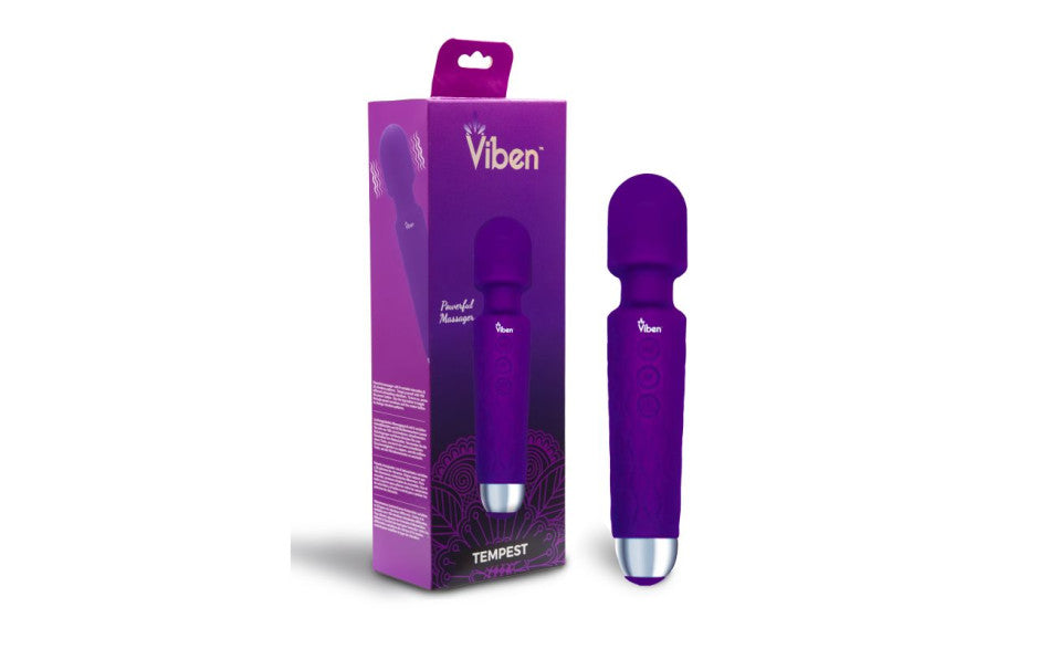 Viben Tempest Travel Wand Massager Violet - Just for you desires