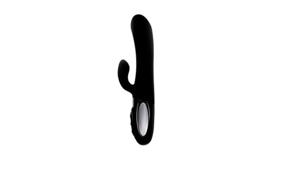 Viben Hypnotic Thrusting Rabbit Vibe w Swinging Clit Stim Black - Just for you desires