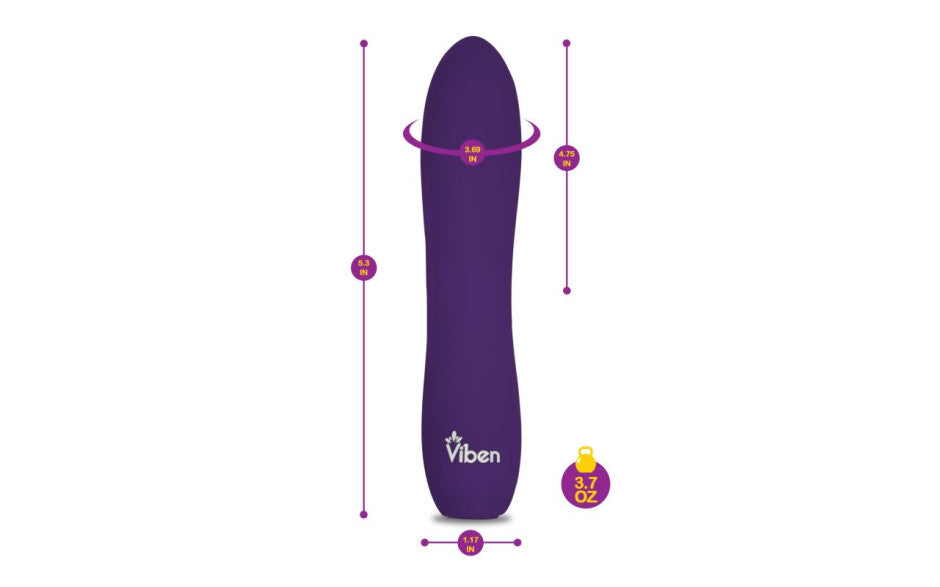 Viben Vivacious Rumble Motor Rechargeable Bullet Violet - Just for you desires