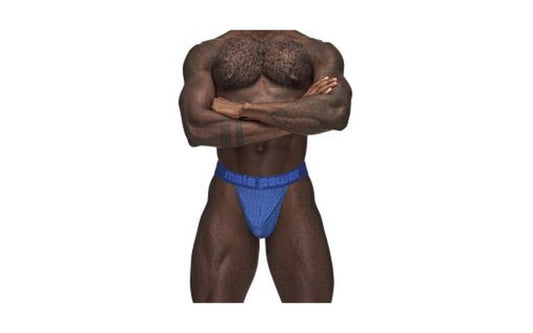 Male Power Sexagon Micro V Thong Grey - Just for you desires