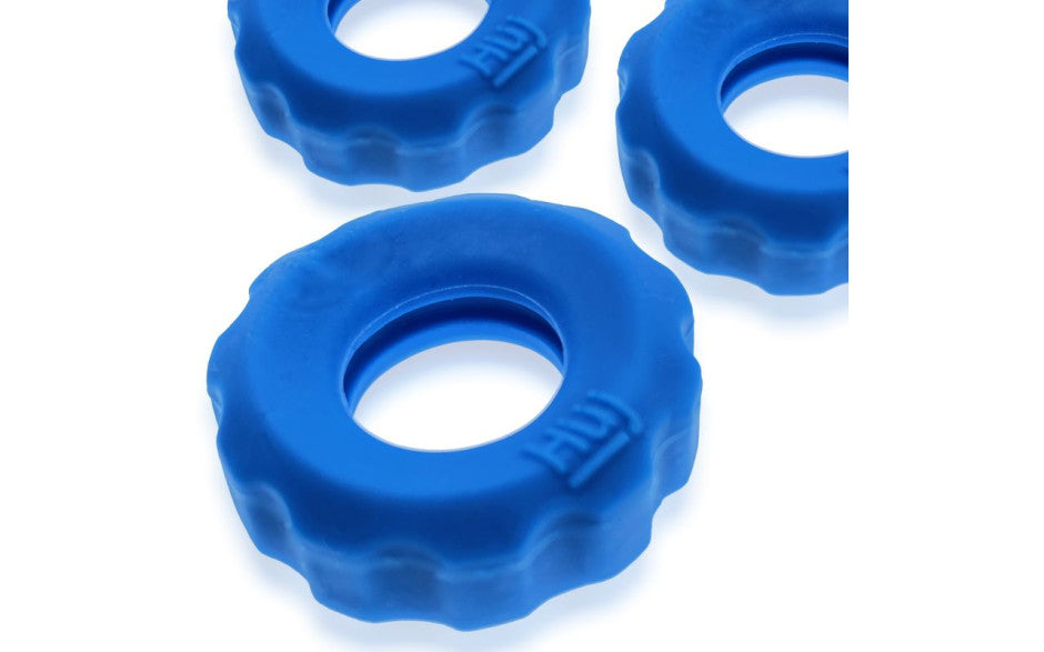 Super Hunkyjunk 3 Pc Cockrings Teal Ice - Just for you desires
