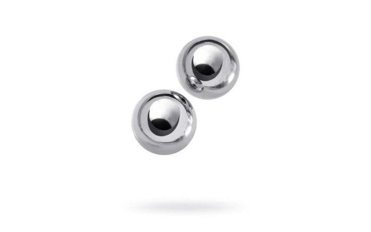 Silver Metal 2 Pc Vaginal Balls 2.5cm - Just for you desires