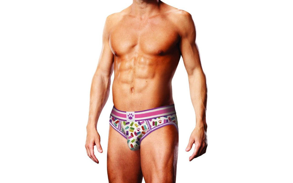 Prowler Gummy Bears Open Back Brief Pink/Blue - Just for you desires