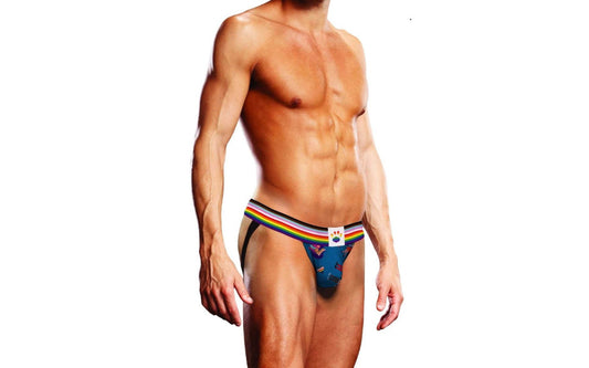 Prowler Pixel Art Gay Pride Collection Jock Strap Blue Rainbow - Just for you desires