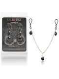 Nipple Play Non-Piercing Nipple Chain Jewelry - Onyx - Just for you desires
