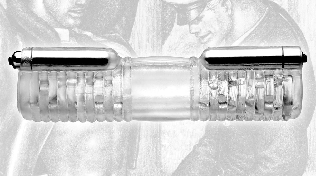 Tom of Finland Head to Head Vibrating Sleeve - Just for you desires