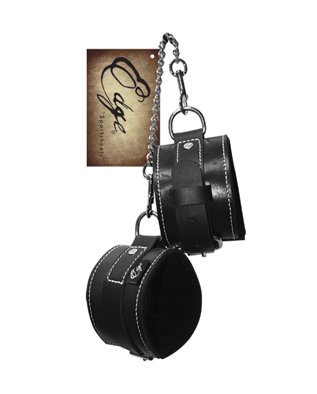 172097 - Sportsheets Edge Leather Wrist Restraints - Just for you desires