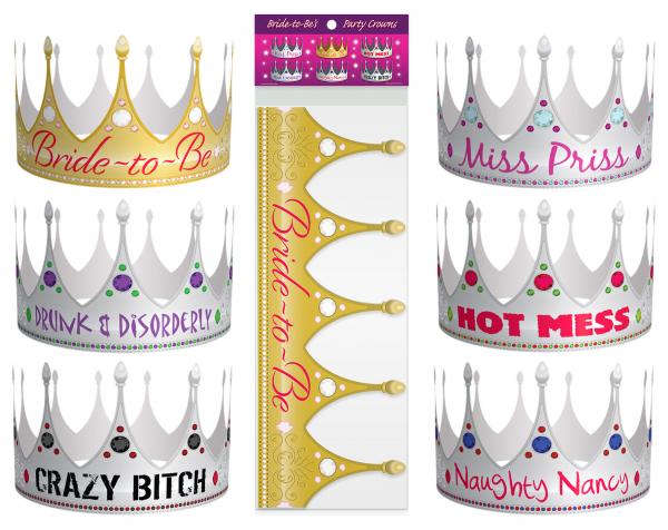 172437 - Bride-To-Be Party Crowns - Just for you desires