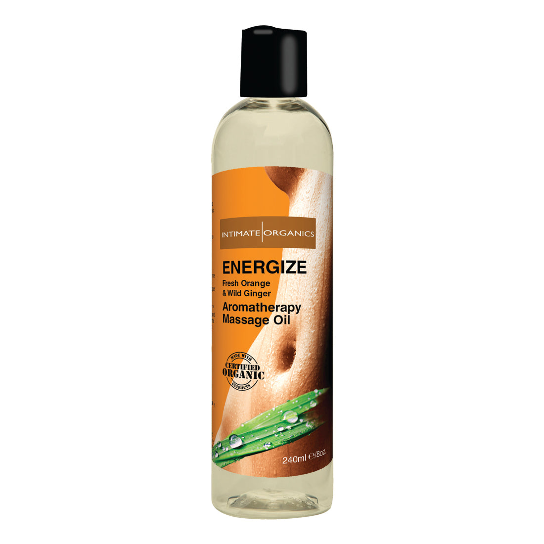 176148 - Intimate Organics Energize Massage Oil 240 Ml - Just for you desires