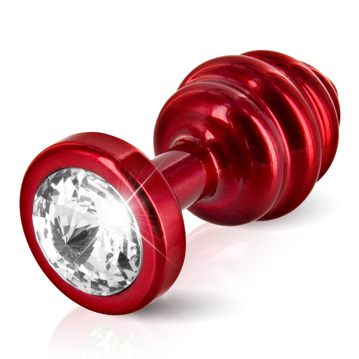 176500 - Diogol Ano Butt Plug Ribbed  35 Mm - Just for you desires