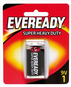 Eveready Super Heavy Duty 9v (1pk)