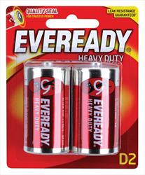 Eveready Heavy Duty D 2pk