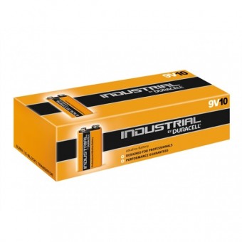 Duracell 9 volt size Industrial alkaline (BOX OF 10)