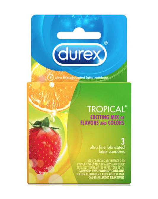 195916 - Durex Tropical 3Pk - Just for you desires