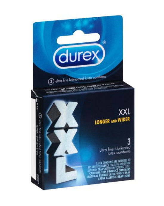 Durex XXL 3 pk - Just for you desires