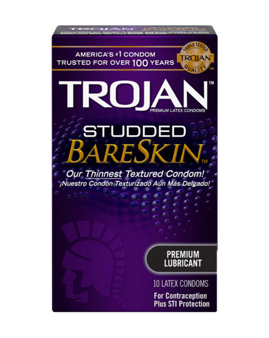 Trojan Studded BareSkin 10s - Just for you desires