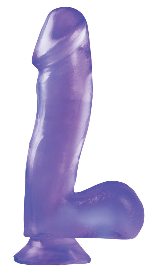 19610 - Basix 6.5 Inch Suction Cup Dildo - Just for you desires