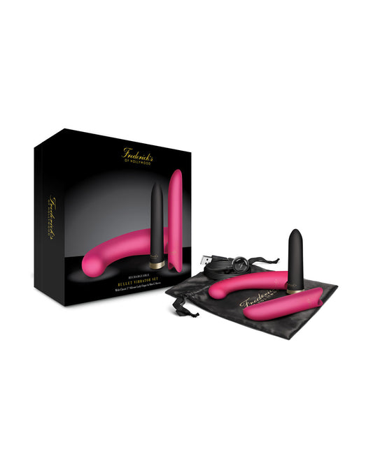 202948 - Fredericks Of Hollywood Rechargeable Bullet Lady Finger And G Sleeve - Just for you desires