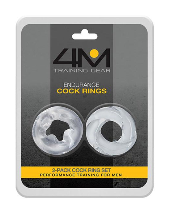 4M Endurance Cock Rings 2 Pack - Just for you desires