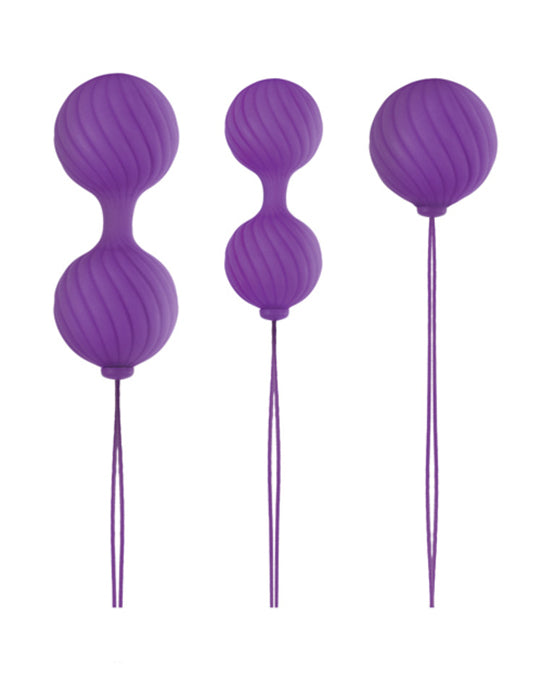 Luxe O Weighted Kegel Balls Purple