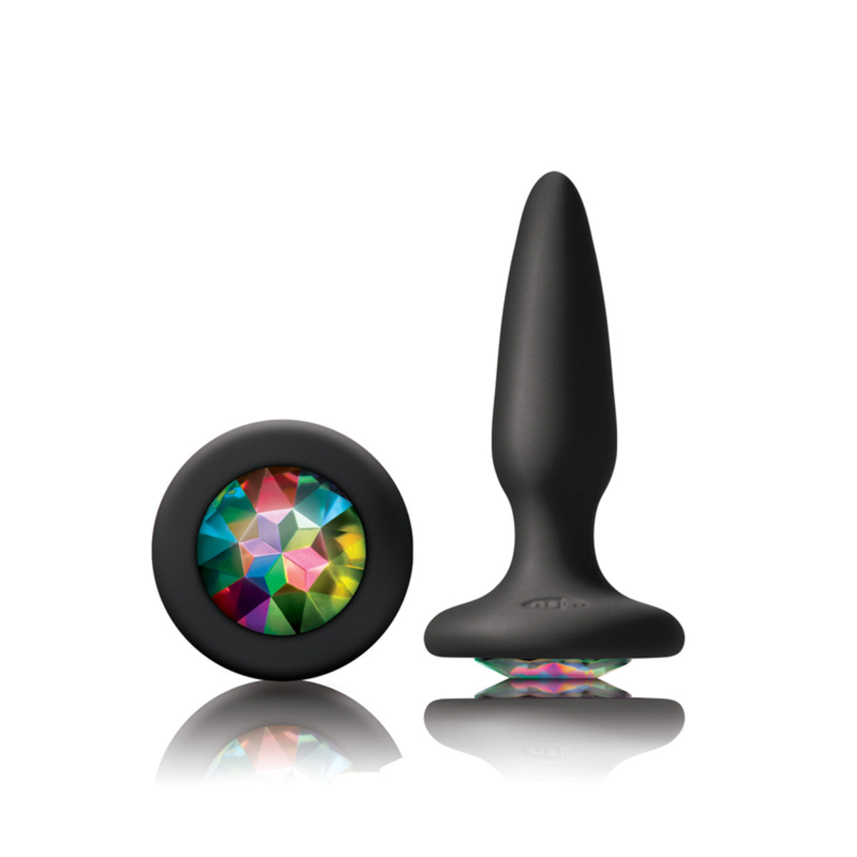 205654 - Glams Mini Rainbow Gem Plug - 3.3 Inch - Just for you desires