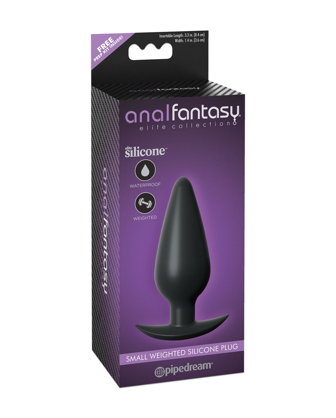 209910 - Anal Fantasy Elite Small Weighted Silicone Plug - Just for you desires