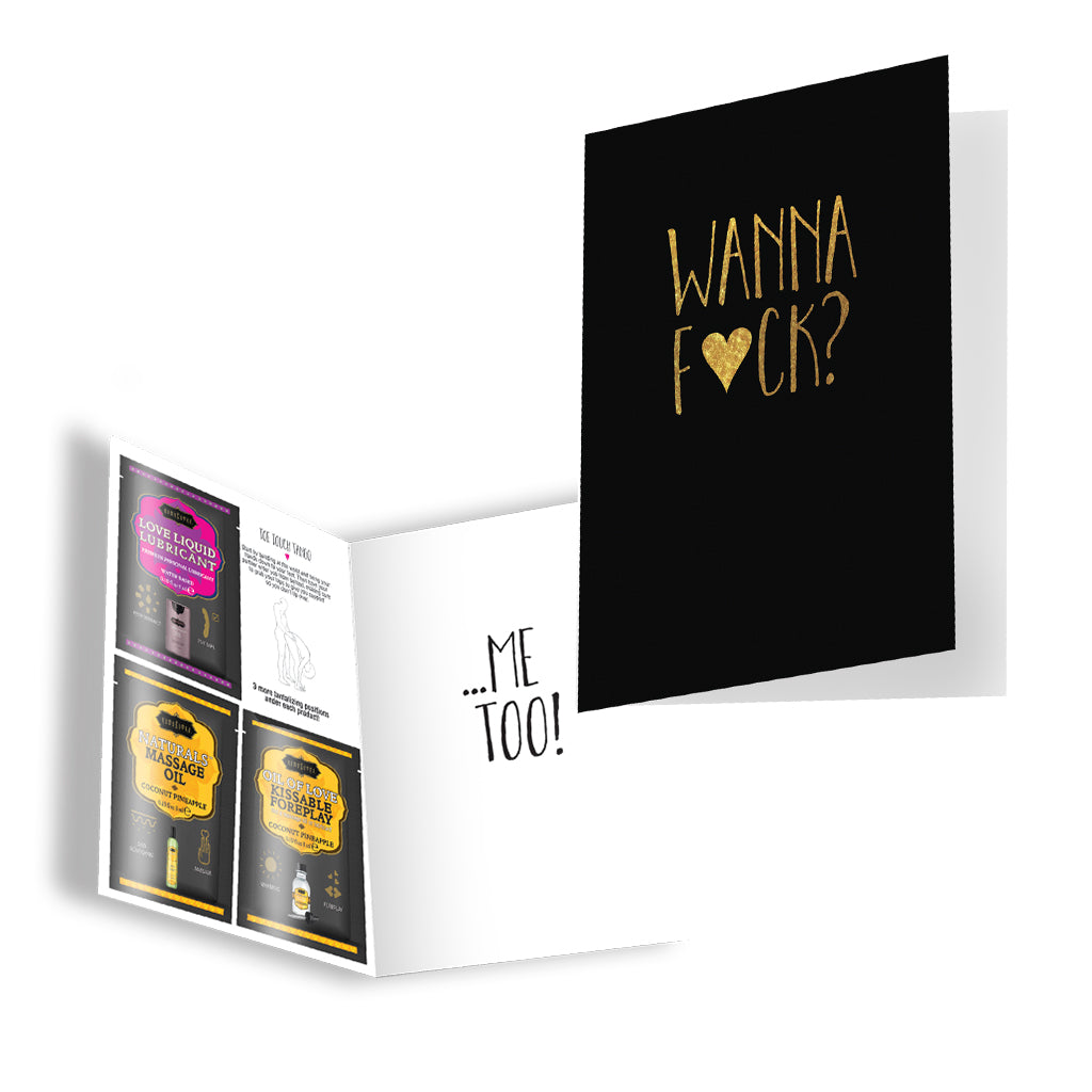 214294 - Wanna Fuck?...Me Too Greeting Card - Just for you desires