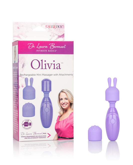 214643 - Dr. Laura Berman Olivia Rechargeable Mini Massager - Just for you desires