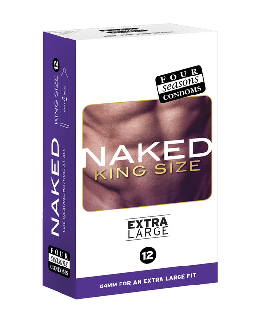 215450 - Four Seasons Naked King Size 12 Pack - Just for you desires