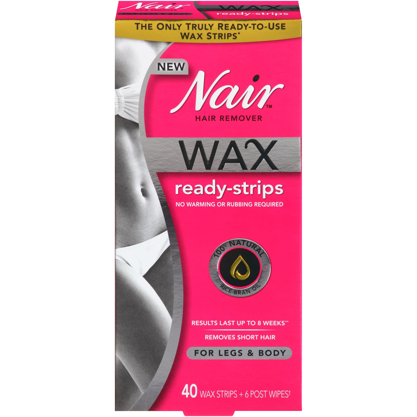 Nair Wax Ready-Strips Face