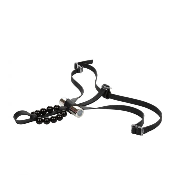 219033 - Rechargeable Silicone Lover'S Thong With Pleasure Beads - Just for you desires
