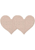 NUDE SATIN HEART - 2PK - Just for you desires