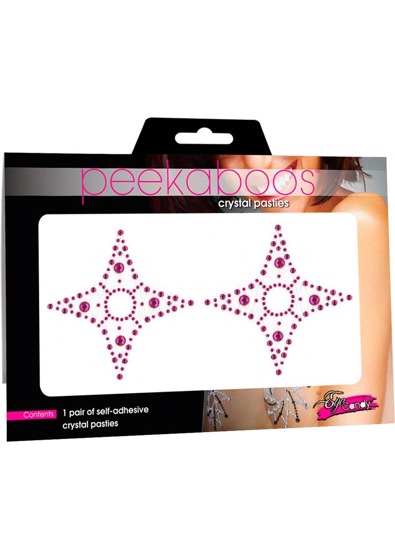 224218 - Crystal 4-Point Rhinestone Pasties - Just for you desires