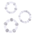 225212 - Beaded Cock Rings - 3 Pack - Just for you desires