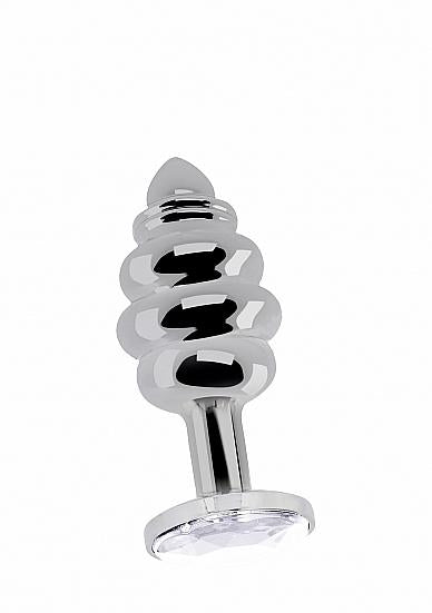226177 - Ribbed Diamond Plug - 3.15 Inch - Just for you desires