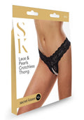 228899 - Secret Kisses Ace And Pearls Thong - Just for you desires