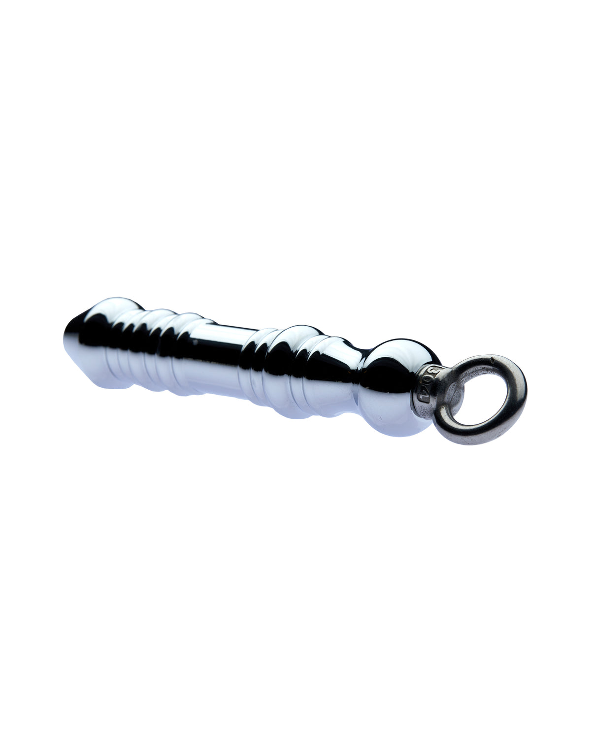 231727 - Kinki Range Metal Phallic Plug With Ring - 7 Inch - Just for you desires
