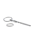 232061 - Kinki Range Stainless Steel Beaded Penis Plug - 4 Inch - Just for you desires