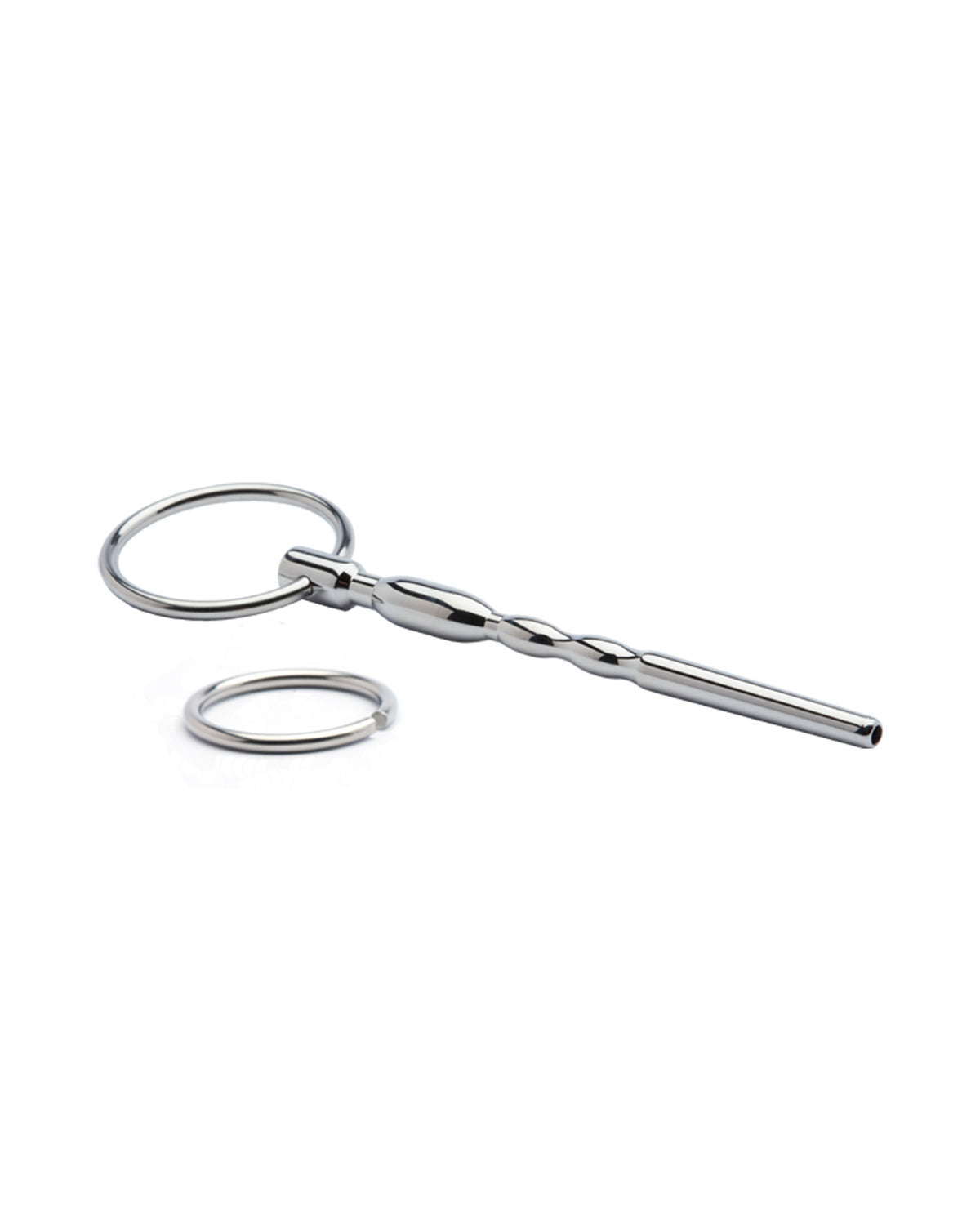 232061 - Kinki Range Stainless Steel Beaded Penis Plug - 4 Inch - Just for you desires