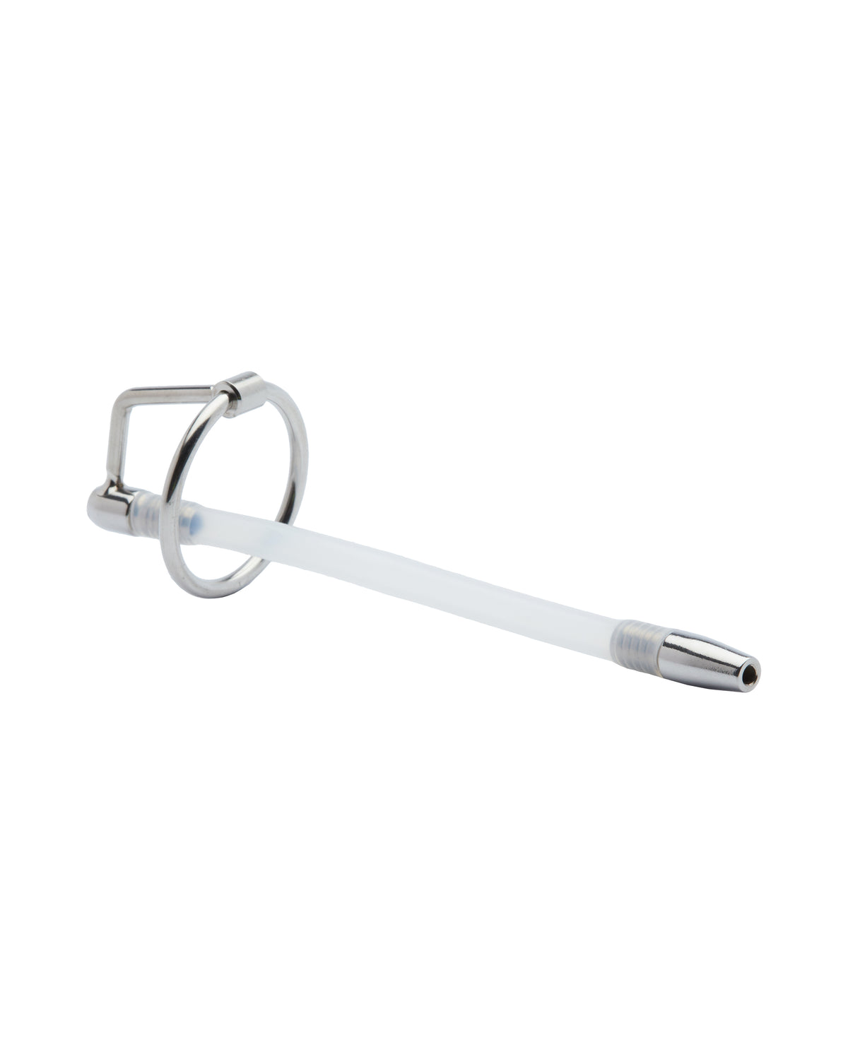 232070 - Kinki Range Stainless Steel And Clear Cum Through Plug - 4.5 Inch - Just for you desires