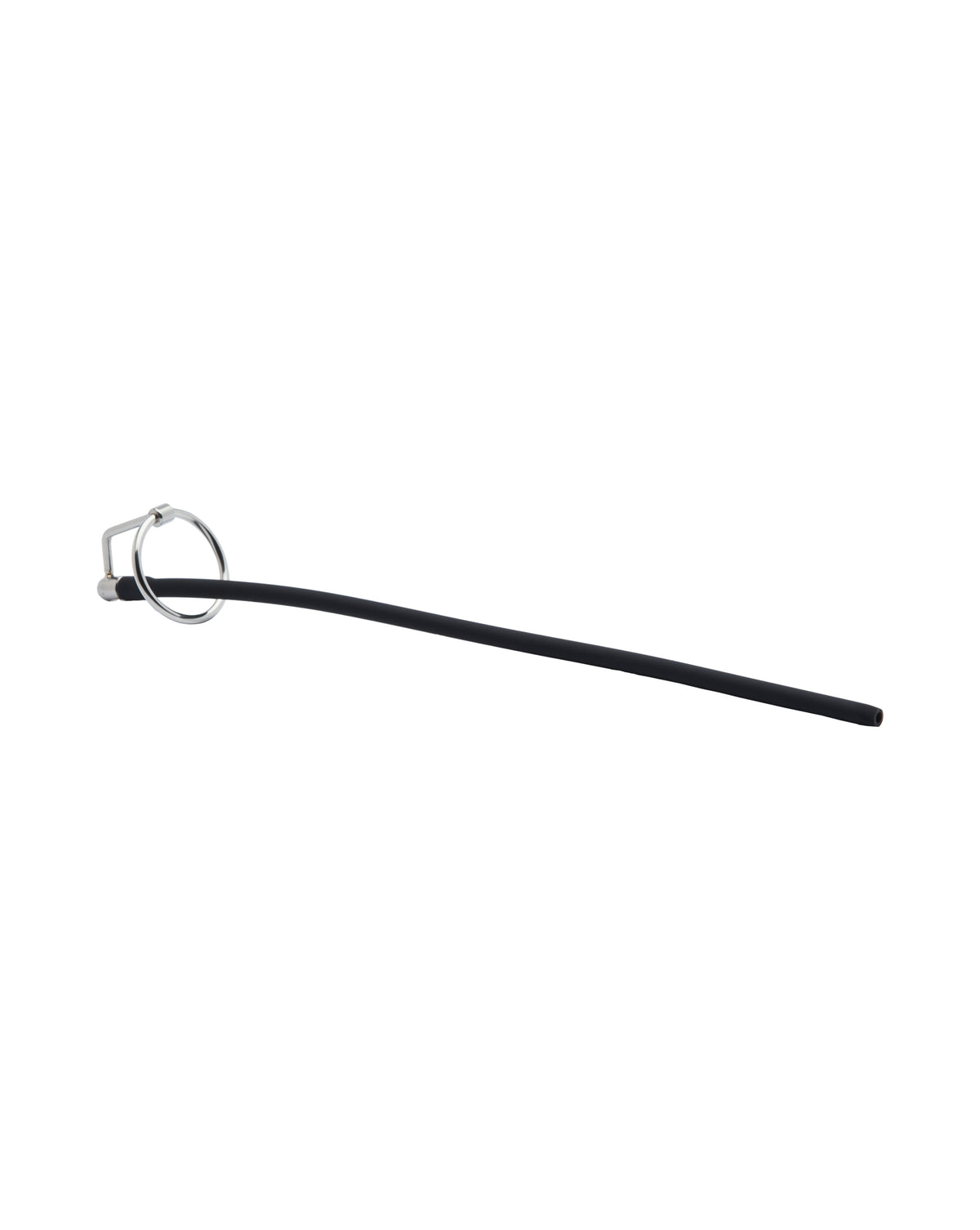232079 - Kinki Range Silicone And Stainless Steel Ringed Urethral Sound - 9.8 Inch - Just for you desires