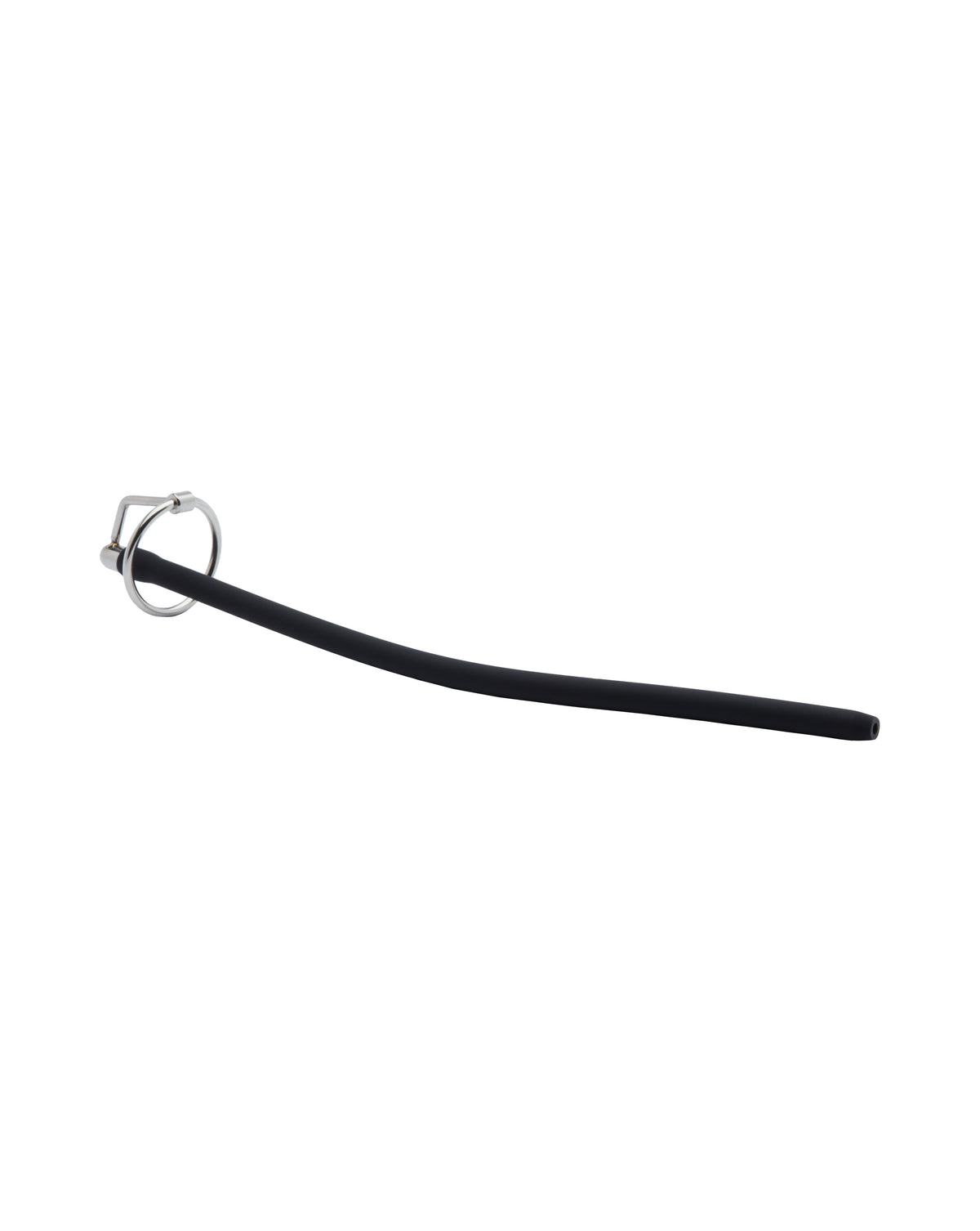 232080 - Kinki Range Silicone And Stainless Steel Ringed Urethral Sound - 9.8 Inch - Just for you desires