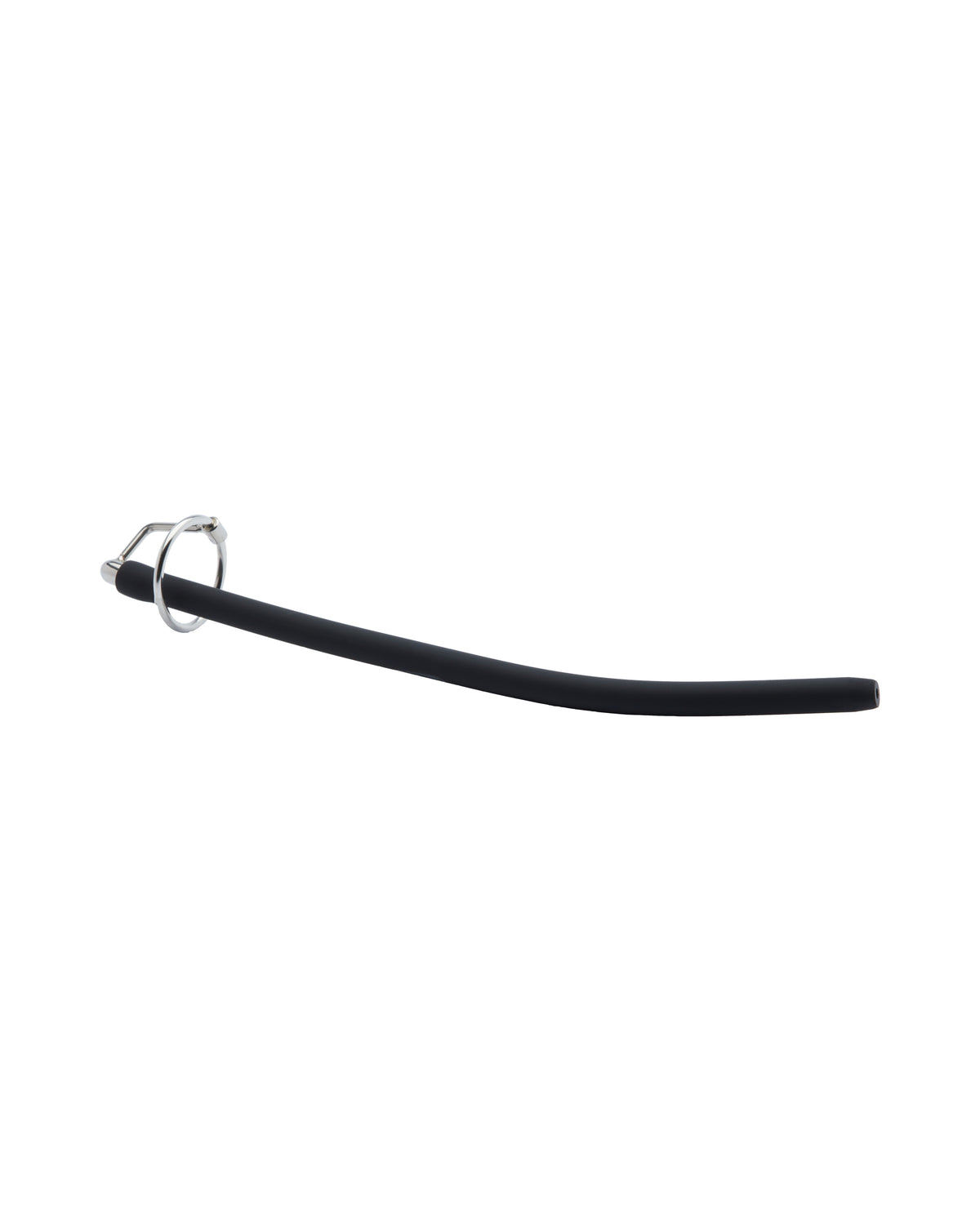 232081 - Kinki Range Silicone And Stainless Steel Ringed Urethral Sound - 9.8 Inch - Just for you desires