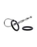 232102 - Kinki Range Stainless Steel With Silicone Ring Tapered Penis Plug - Just for you desires