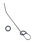 Kink - Stainless Steel balls Penis Plug with Silicone Ring 270mm x 8mm Weight 70g - Just for you desires