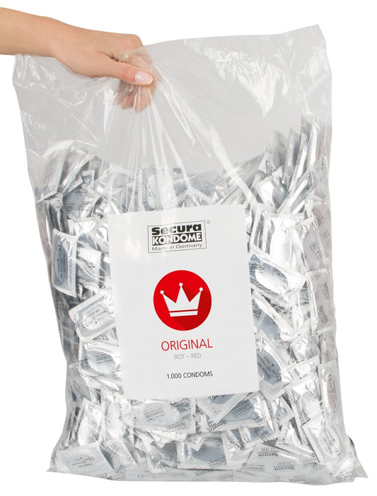 Secura Red 1000 pieces bag