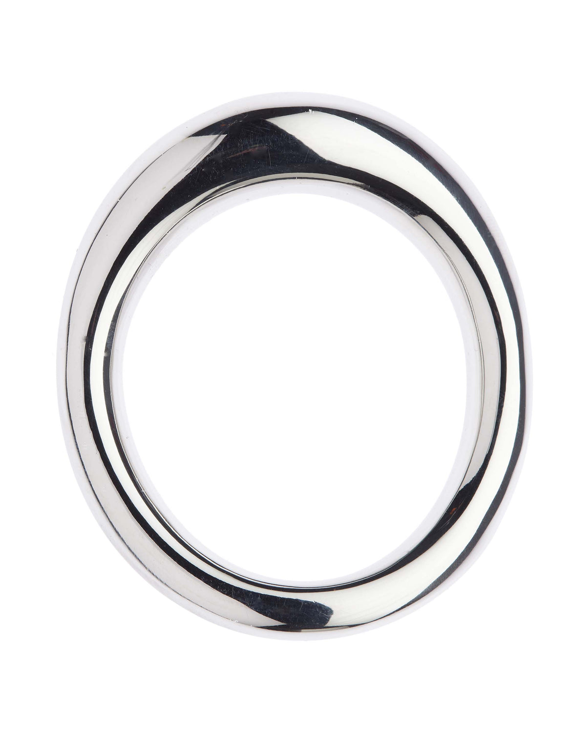 242535 - Kinki Range Stainless Steel Bent Cock Ring - 45Mm - Just for you desires