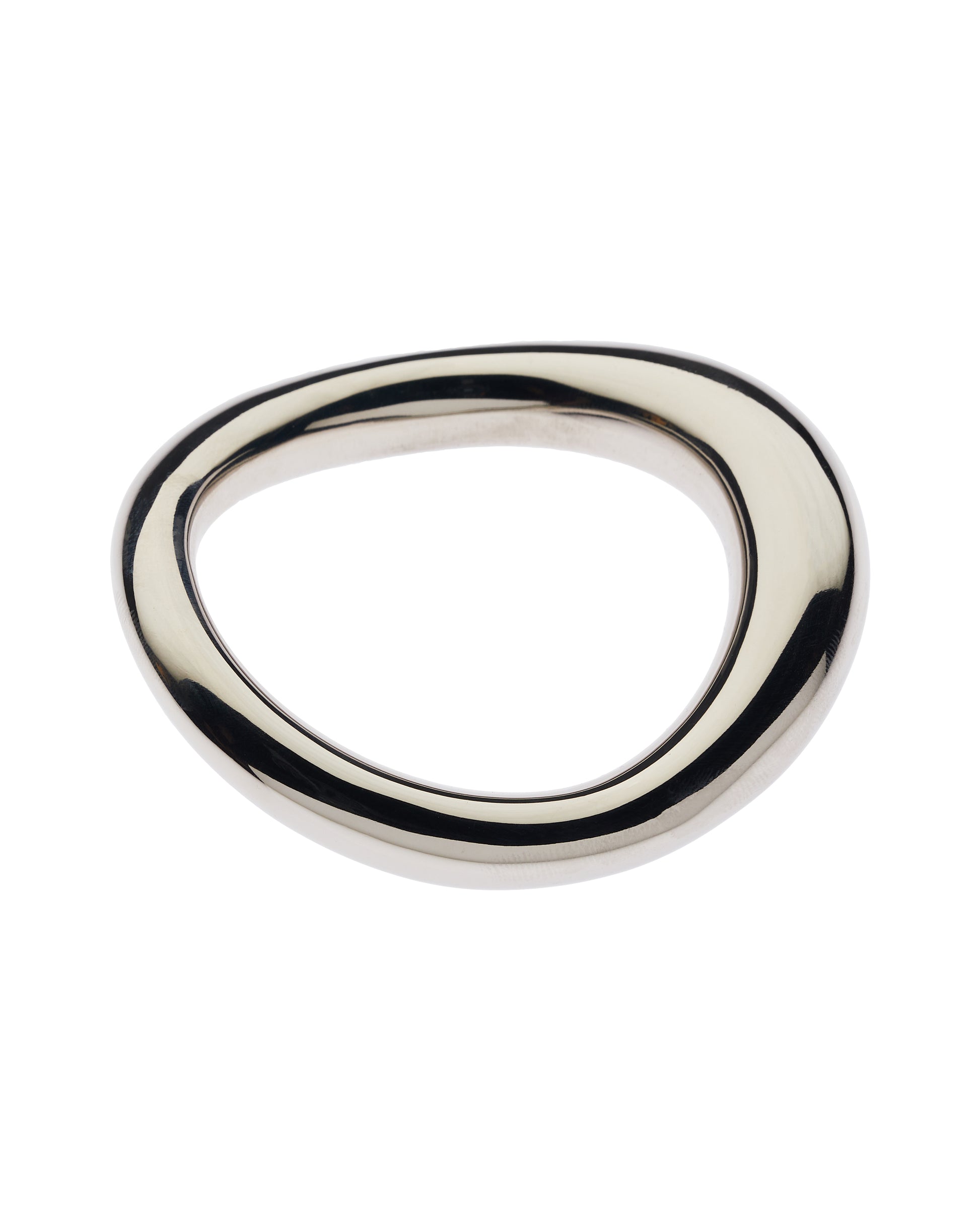 242536 - Kinki Range Stainless Steel Bent Cock Ring - 47.5Mm - Just for you desires